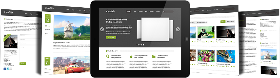 Screnshots de sessões de um site